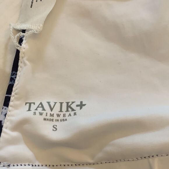 Tavik triangle swim top Medina evening blue Size S New - Picture 6 of 6